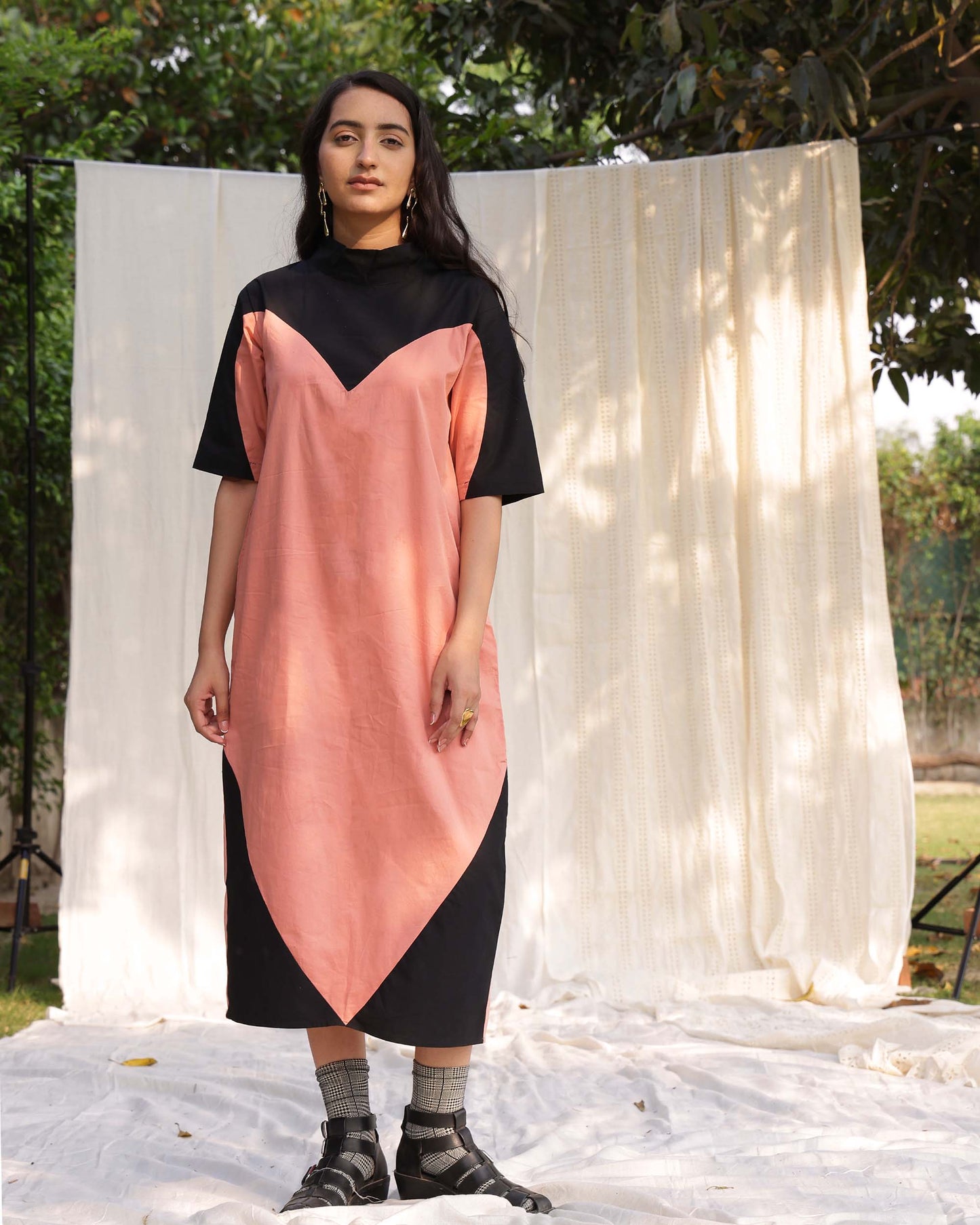 Dilli Dress - Peach