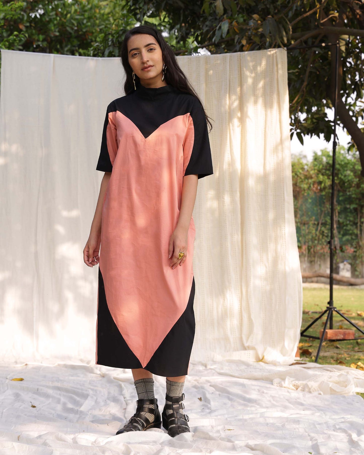 Dilli Dress - Peach