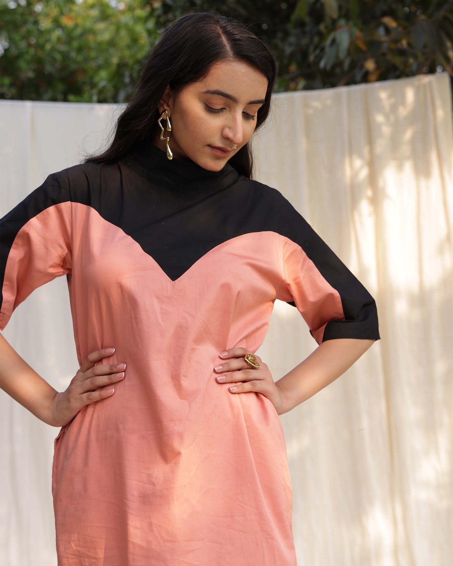 Dilli Dress - Peach
