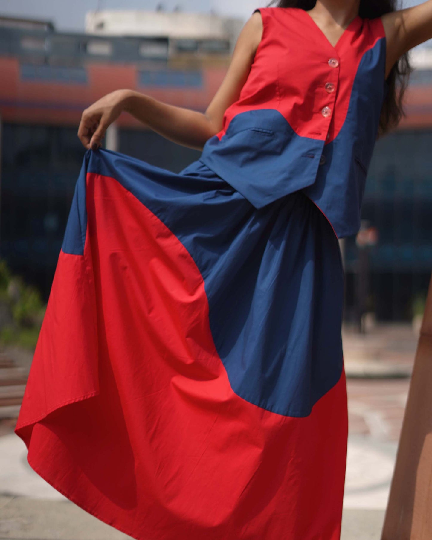 Burano Set - Red & Blue