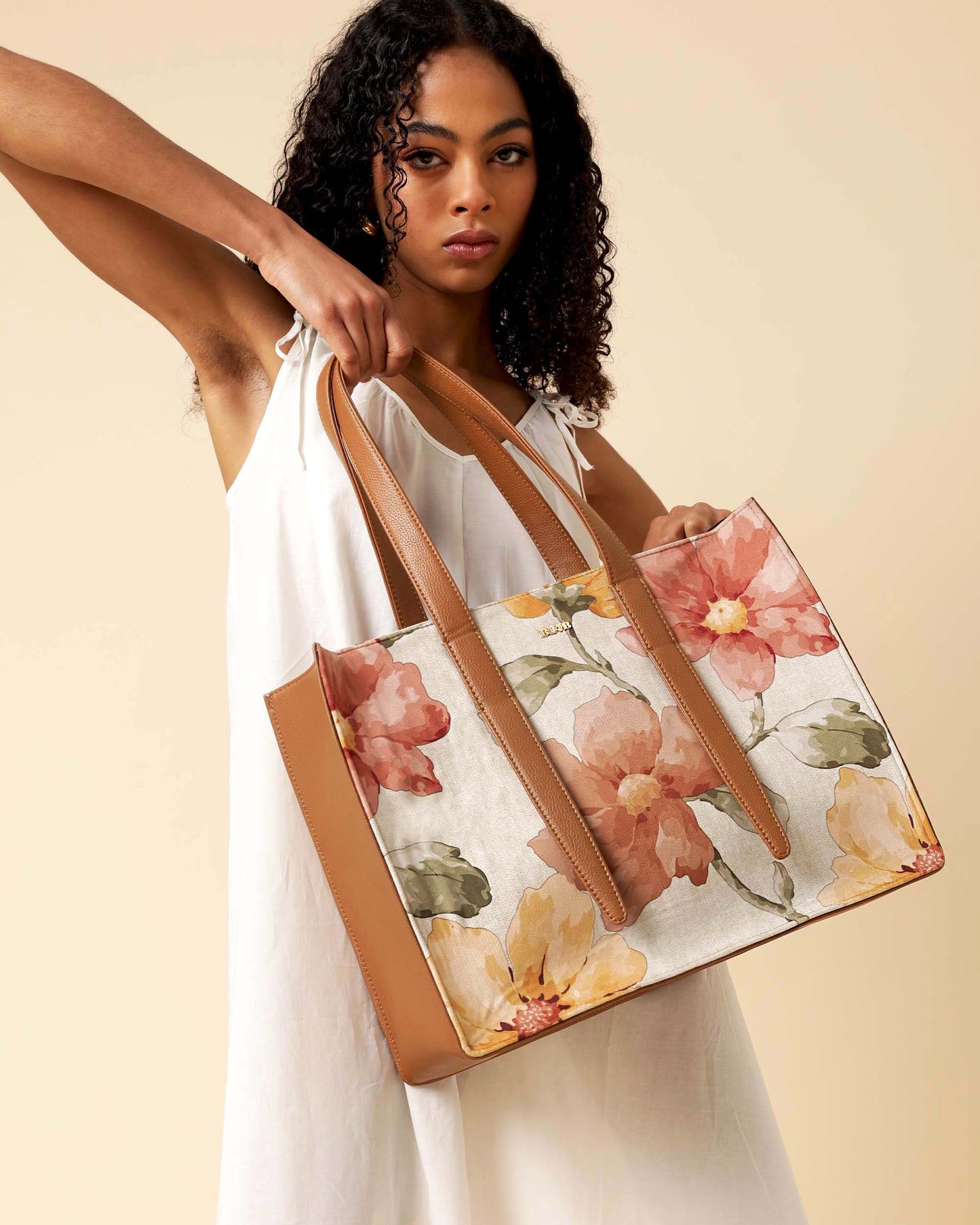 Laptop Tote - Floral