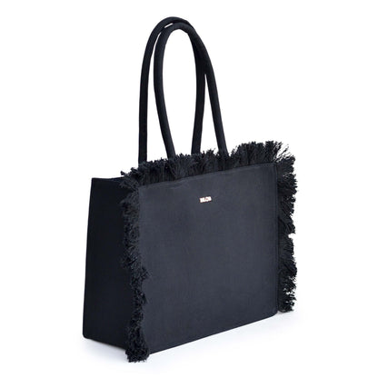 Laptop Tote Black - MEDIUM